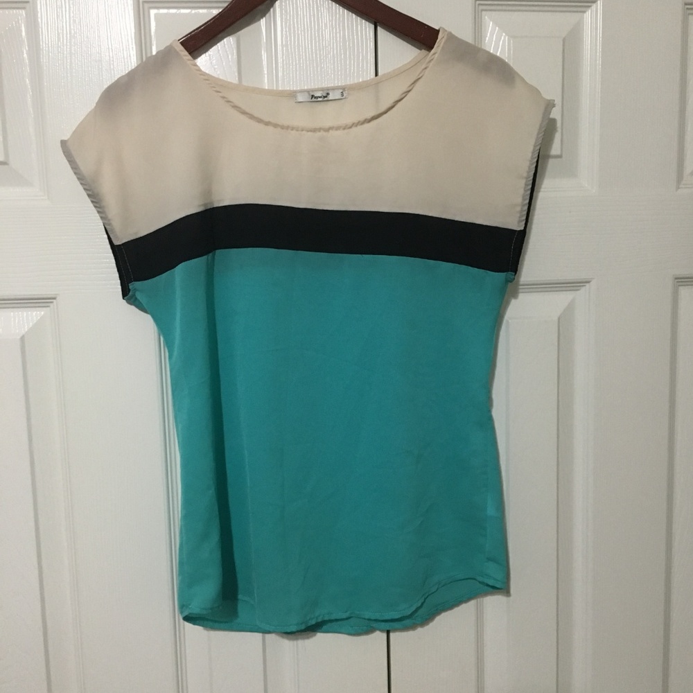 🌻 Papaya Teal Top
